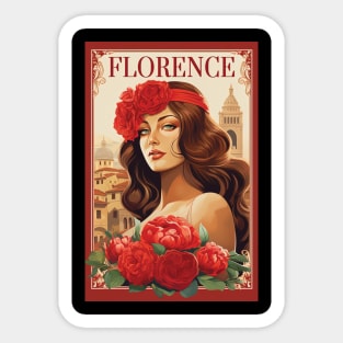 Florence, Italy, Poster Sticker